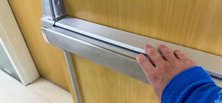Installing a Push Bar on a Door Bridgeton